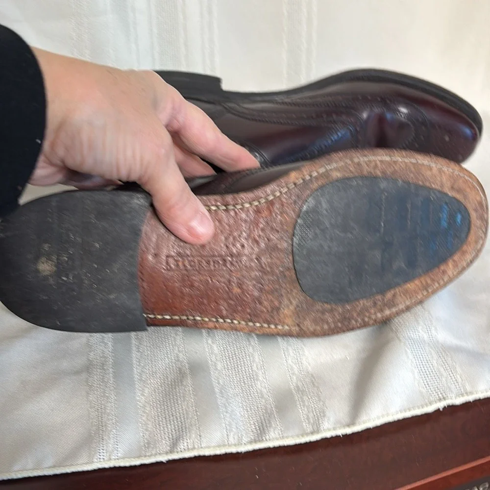 Florsheim‎ men's 8.5 D wingtip shoes oxford lace up